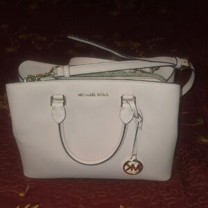 Michael Kors White Satchel Bag